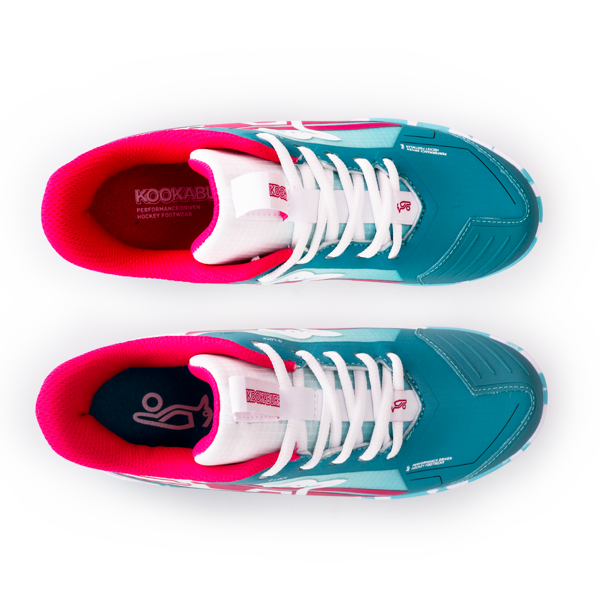 Kookaburra Orbit Hockey Shoes Mint/Pink 25/26 | ONE Sports Warehouse